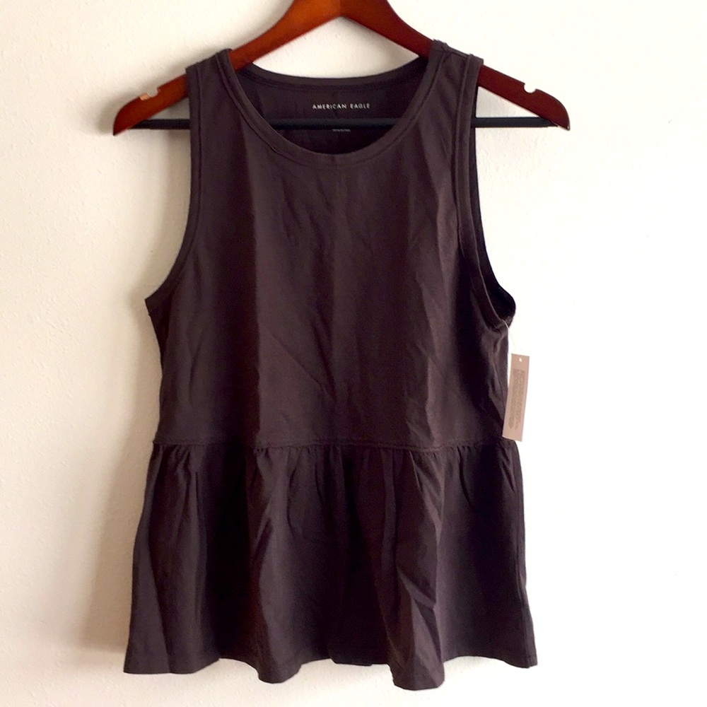 American Eagle Ruffled Tank